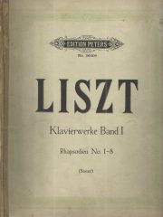 Liszt: Klavierwerke Band I - Rhapsodien No. 1-8