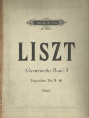 Liszt: Klavierwerke Band II - Rhapsodien No. 9-16
