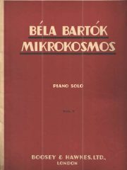 Béla Bartók: Mikrokosmos, vol. V
