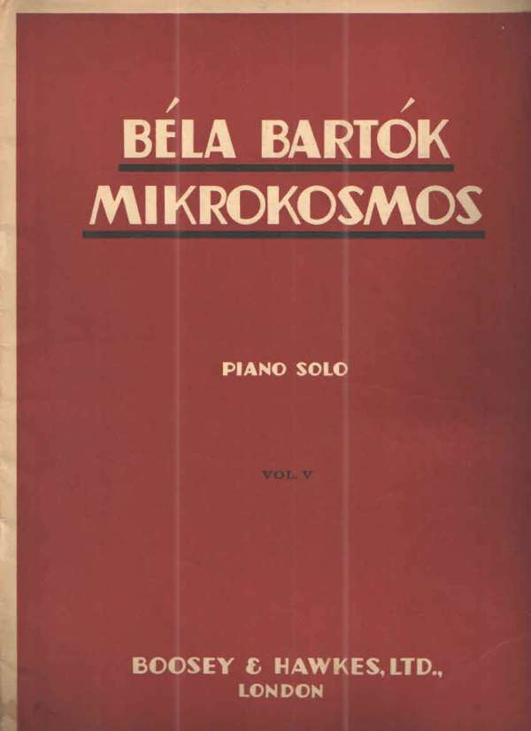 Béla Bartók: Mikrokosmos, vol. V