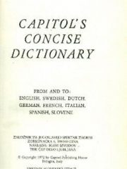 Capitol's concise dictionary - from and to: english