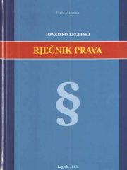 Hrvatsko-engleski rječnik prava