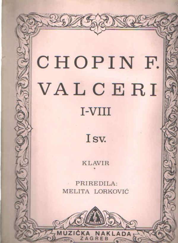 Chopin F.: Valceri I-VIII