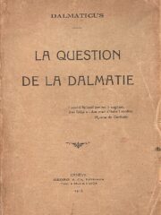 La question de la Dalmatie