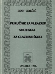 Priručnik za VI. razred solfeggia za glazbene škole
