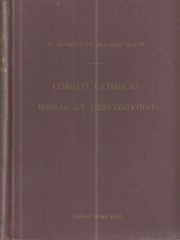 Chroati catholici Bosnae et Hercegovinae