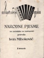 Narodne pjesme za početnike na harmonici, II. svezak