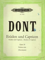 Jacob Dont: Etüden und Capricen, op. 35