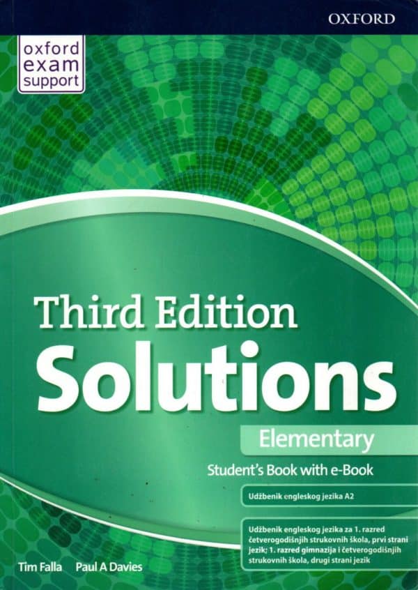 Solutions Third Edition Elementary : Class book with eBook: udžbenik engleskog jezika A2
