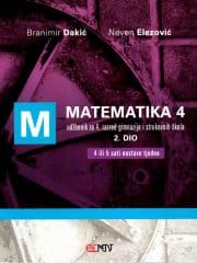 Matematika 4 2. dio : udžbenik za 4. razred gimnazija i strukovnih škola (4 ili 5 sati nastave tjedno)