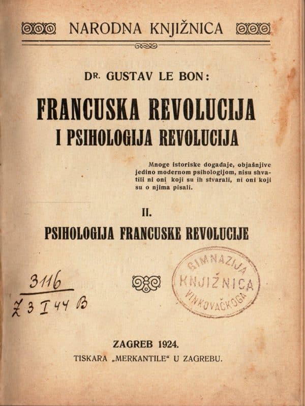 Psihologija francuske revolucije