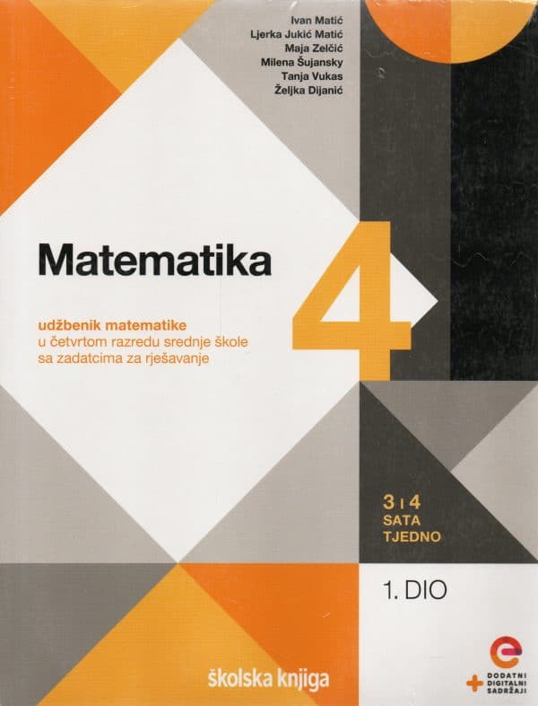 Matematika 4 1. i 2. dio : udžbenik