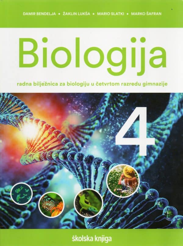 Biologija 4: radna bilježnica za biologiju u četvrtom razredu gimnazije