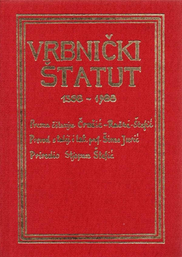 Vrbnički štatut 1388-1988