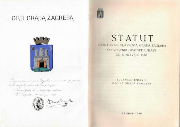 Statut slobodnog i kraljevskog grada Zagreba