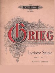 Grieg: Lyrische Stücke, opus 57.