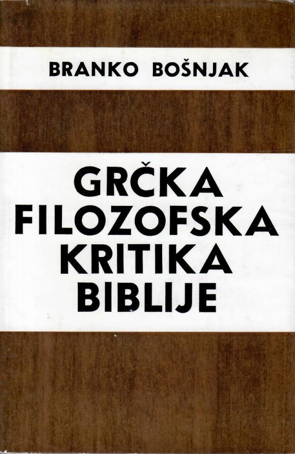 Grčka filozofska kritika Biblije